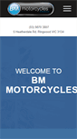 Mobile Screenshot of bmmotorcycles.com.au